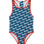 Stella McCartney Kids Badedragt - UV50+ - Blå m. Hvid/Rød