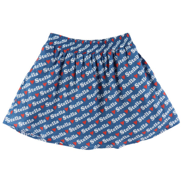 Stella McCartney Kids Nederdel - Blå m. Logoprint