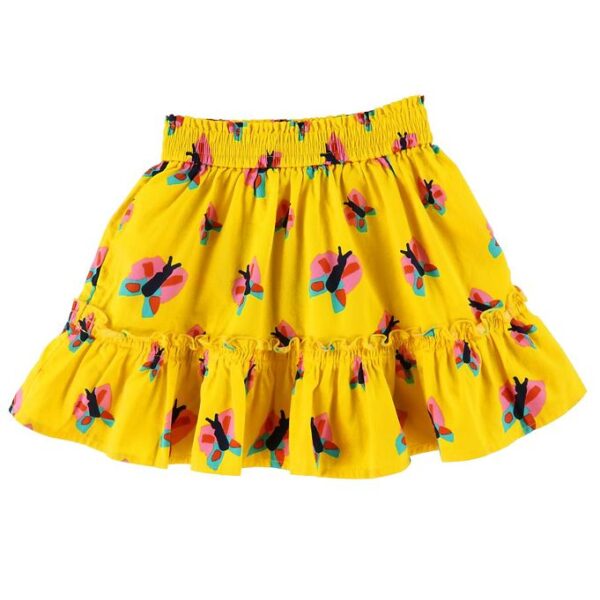 Stella McCartney Kids Nederdel - Gul m. Sommerfugl