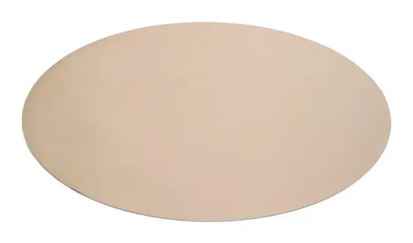 Stoleunderlag i genanvendt PU-læder - warm grey