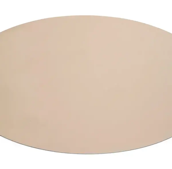 Stoleunderlag i genanvendt PU-læder - warm grey Stoleunderlag i genanvendt PU-læder - warm grey