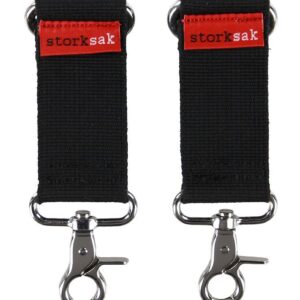 Storksak - Klapvognskrog Til Pusletaske - Sort
