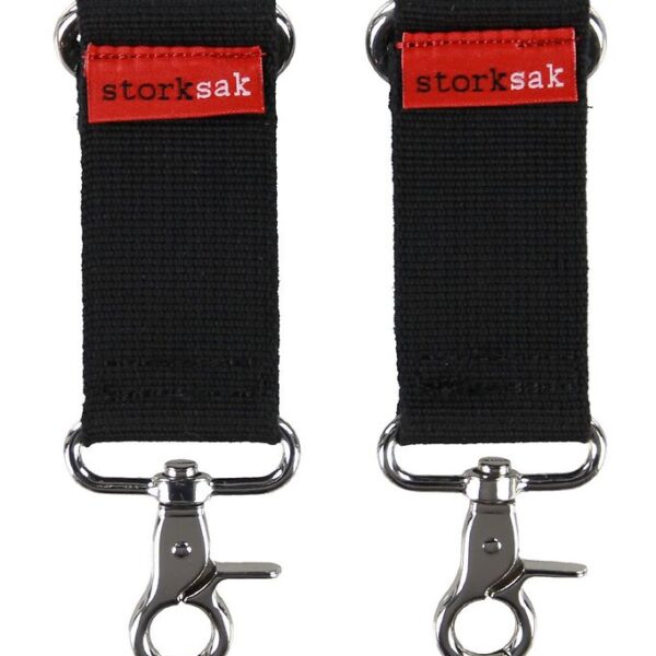 Storksak - Klapvognskrog Til Pusletaske - Sort