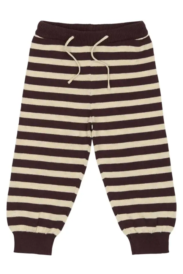 Strikbukser - Off White/Brown - 56 Strikbukser - Off White/Brown - 56