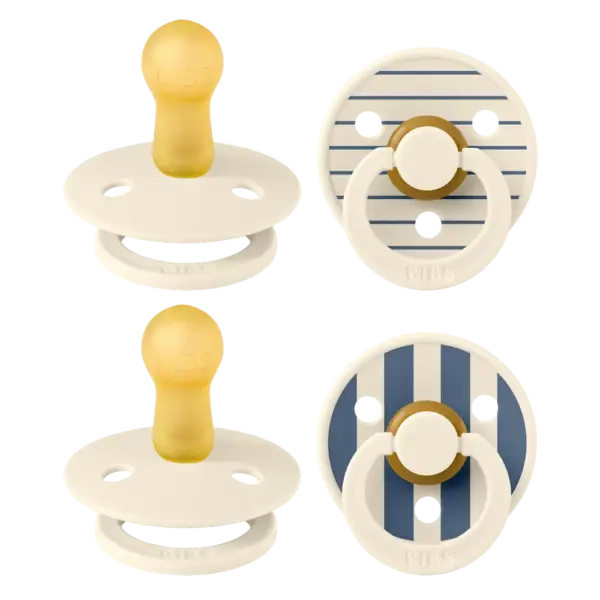 Studio Colour Sut 4pk Latex Str 2 - Pin Ivory/Blue