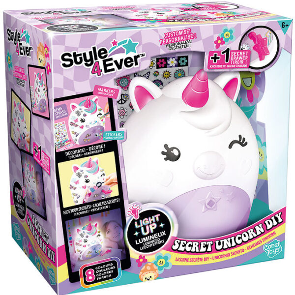 Style 4 Ever Secret Deco DIY Unicorn Lamp