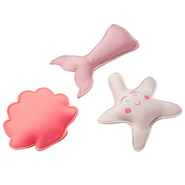 SunnyLife Dykkervægte - 3-pak - Melody the Mermaid - Neon Strawb