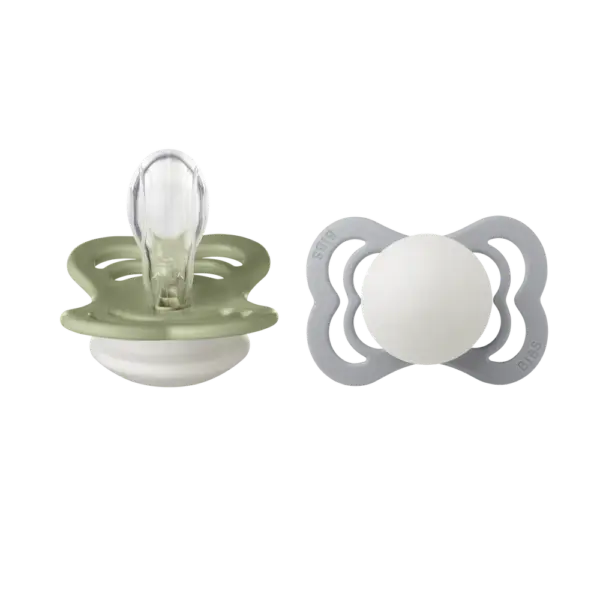 Supreme 2 pk Silicone str. 1 Night - sage/cloud