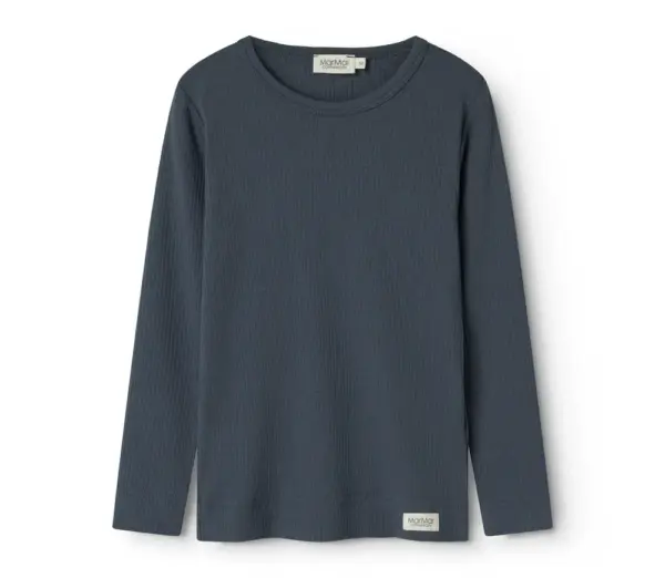 T-shirt, langærmet - Blue - 110