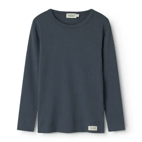 T-shirt, langærmet - Blue - 110