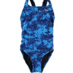 TYR Badedragt - Glacial Maxfit - Blå m. Mønster