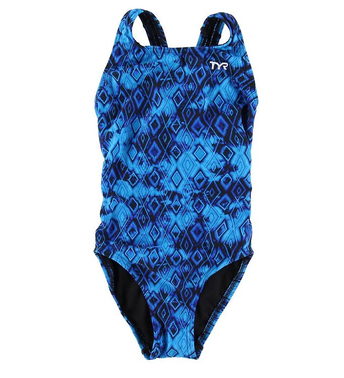 TYR Badedragt - Glacial Maxfit - Blå m. Mønster TYR Badedragt - Glacial Maxfit - Blå m. Mønster