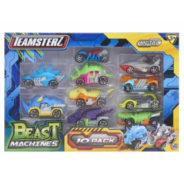 Teamsterz Beast Machines 10 Stk. - Legetøj - Legekammeraten.dk