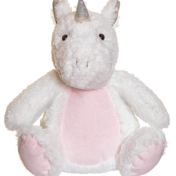 Teddykompaniet Bamse - Selvlysende Enhjørning - 22 cm - Hvid