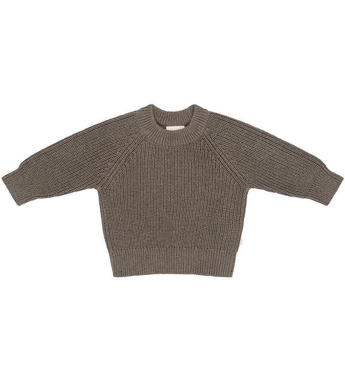 That's Mine Bluse - Flo Sweater - Earth Brown Melange