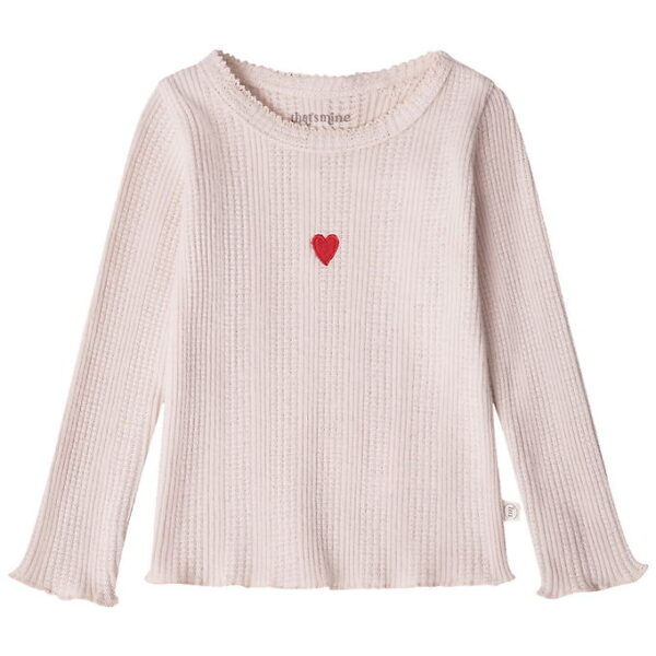 Thats Mine Bluse - Rib - Sigga - Perfectly Pale