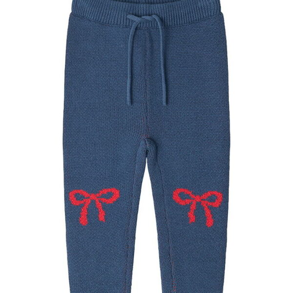 That's Mine Bukser - Strik - Norma - Key Blue/Rød Sløjfe