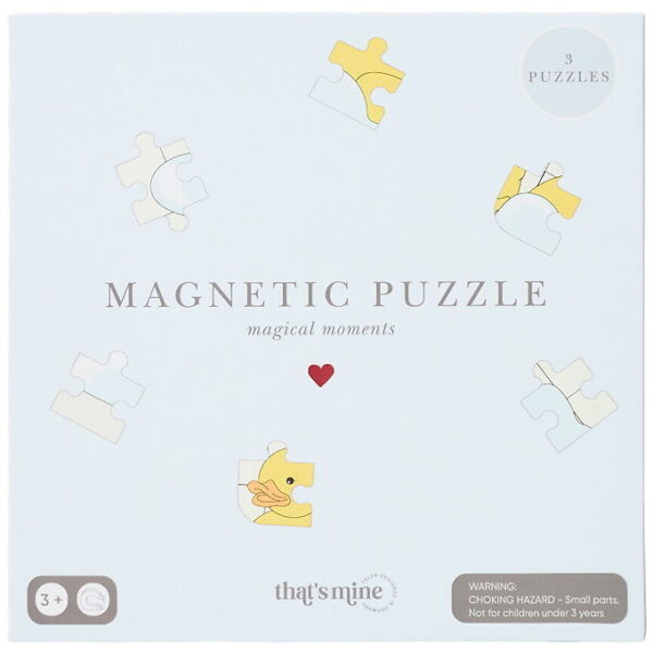 Thats Mine Magnetpuslespil - 3-pak - Ricki - Dino