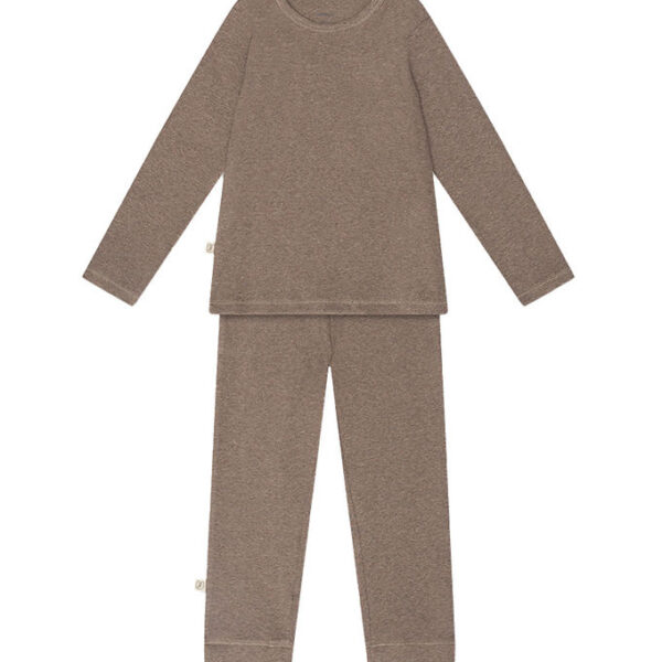 That's Mine Nattøj - 2-delt - Rib - Christer - Brown Melange