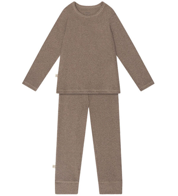 That's Mine Nattøj - 2-delt - Rib - Christer - Brown Melange