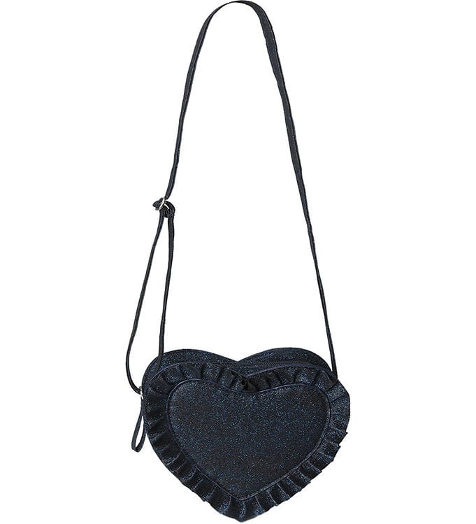 That's Mine Skuldertaske - Juliet - Heart Blue/Glitter