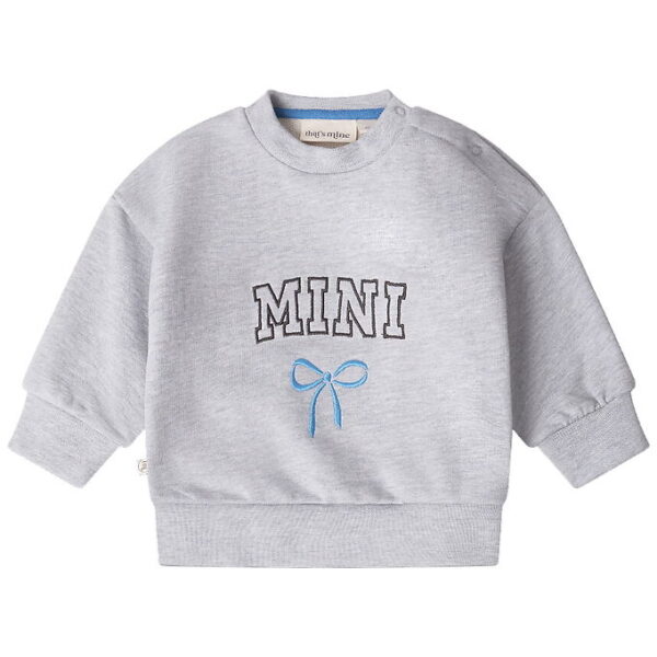 That's Mine Sweatshirt - Alpha - Mini/Blå Sløjfe