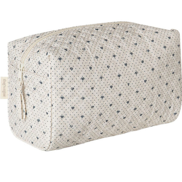 That's Mine Toilettaske - Quiltet - Vigga - Lots of Love Sky