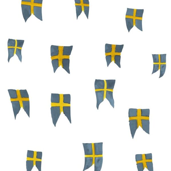 That's Mine Wallstickers - 14 stk - Svensk Flag That's Mine Wallstickers - 14 stk - Svensk Flag