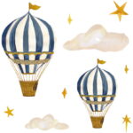 Thats Mine Wallstickers - Dreamy Balloons - Blå