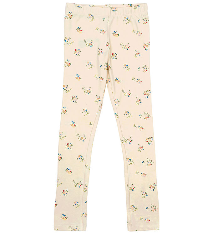 The New Leggings - TnThe New - White Swan Blue Flower AOP