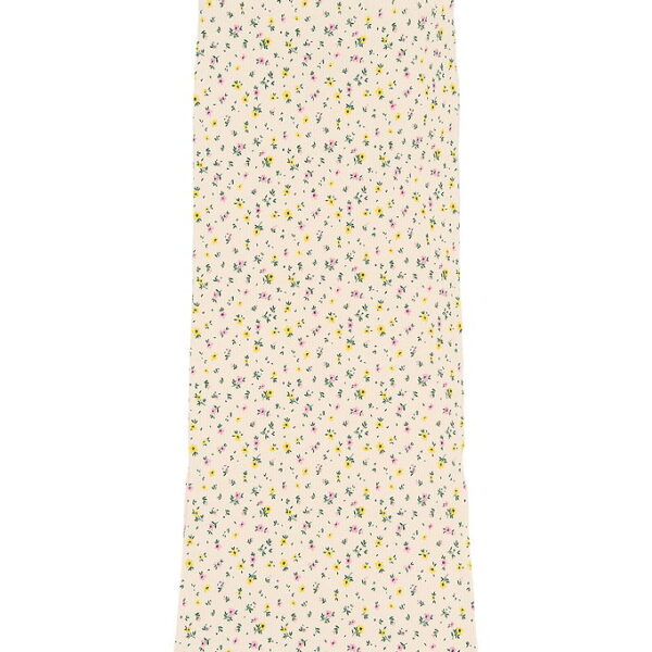 The New Nederdel - Rib - Long - TnSummer - Gardenia AOP The New Nederdel - Rib - Long - TnSummer - Gardenia AOP