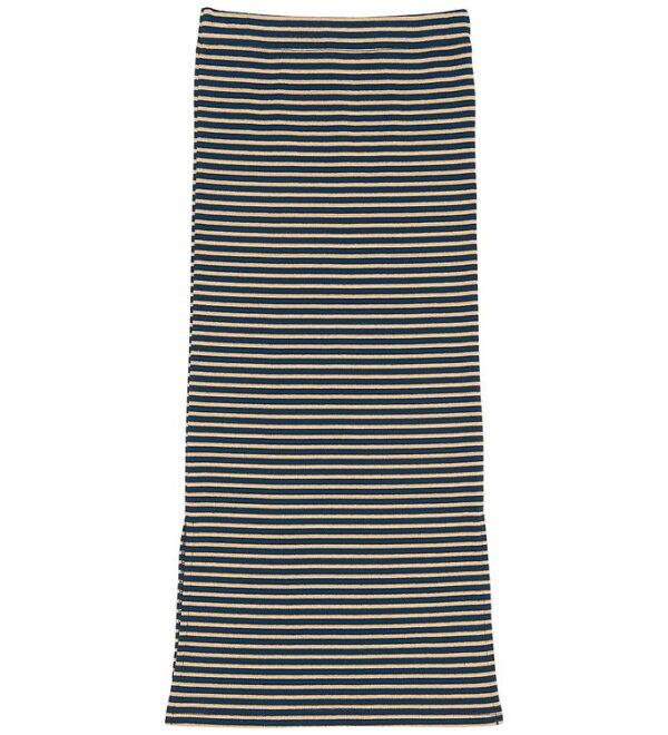 The New Nederdel - Rib - TnPriscilla - Navy Blazer Striped m. Gl