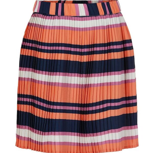 The New Nederdel - Tess - Orange/Rosa Striber The New Nederdel - Tess - Orange/Rosa Striber