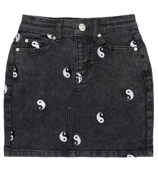 The New Nederdel - TnLykke - Black Denim Wash The New Nederdel - TnLykke - Black Denim Wash