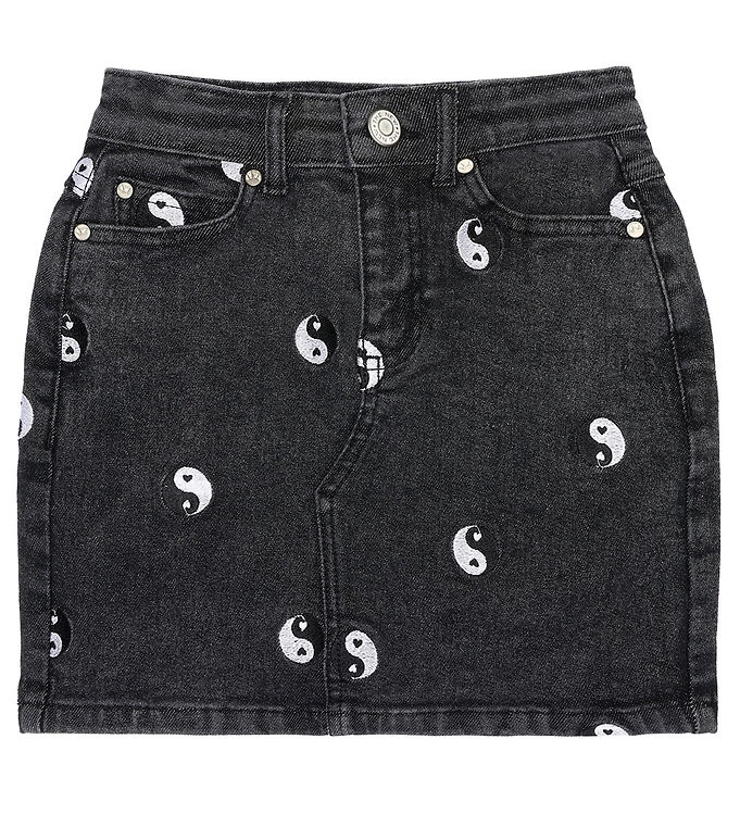 The New Nederdel - TnLykke - Black Denim Wash The New Nederdel - TnLykke - Black Denim Wash
