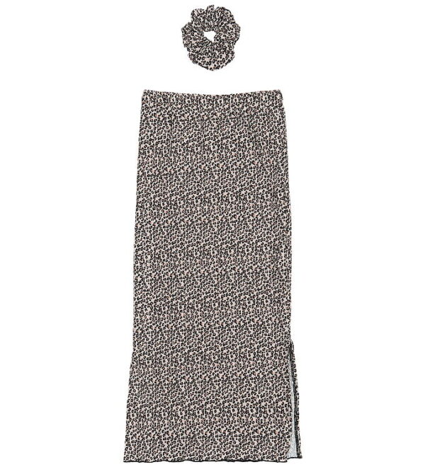 The New Nederdel/Scrunchie - TnPet - Feather Gray AOP The New Nederdel/Scrunchie - TnPet - Feather Gray AOP