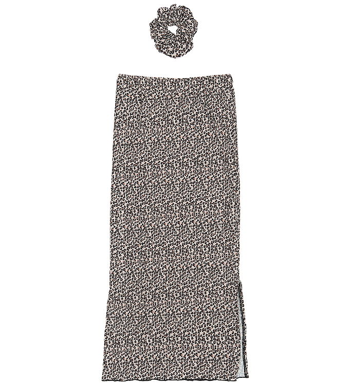 The New Nederdel/Scrunchie - TnPet - Feather Gray AOP The New Nederdel/Scrunchie - TnPet - Feather Gray AOP