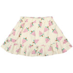 The New Siblings Nederdel - TnsKaya - White Swan Watermelon AOP