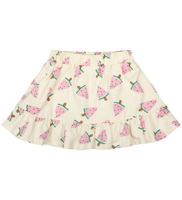 The New Siblings Nederdel - TnsKaya - White Swan Watermelon AOP The New Siblings Nederdel - TnsKaya - White Swan Watermelon AOP