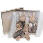 ThreadBear Gavesæt - Brun Kaninrangle og Sutteklud