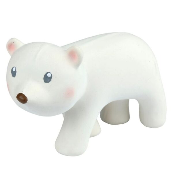 Tikiri Bidelegetøj - Naturgummi - Isbjørn