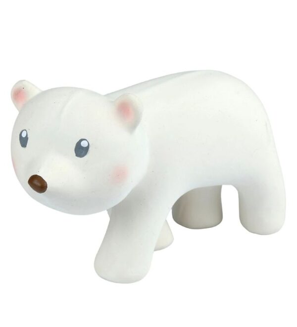 Tikiri Bidelegetøj - Naturgummi - Isbjørn Tikiri Bidelegetøj - Naturgummi - Isbjørn