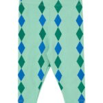 Tiny Cottons Leggings - Rib - Diamonds - Washed Emerald