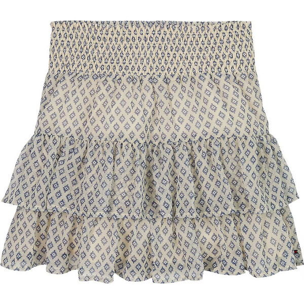 Tommy Hilfiger Nederdel - Geo Pattern - Desert Sand Dune