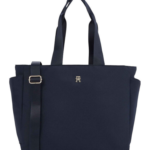 Tommy Hilfiger Pusletaske - TH Seasonal Changing - Space Blue