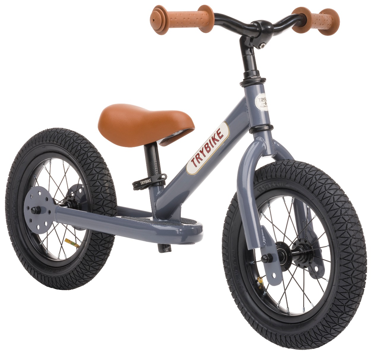 Trybike | Løbecykel - Trybike med to hjul, Antracitgrå