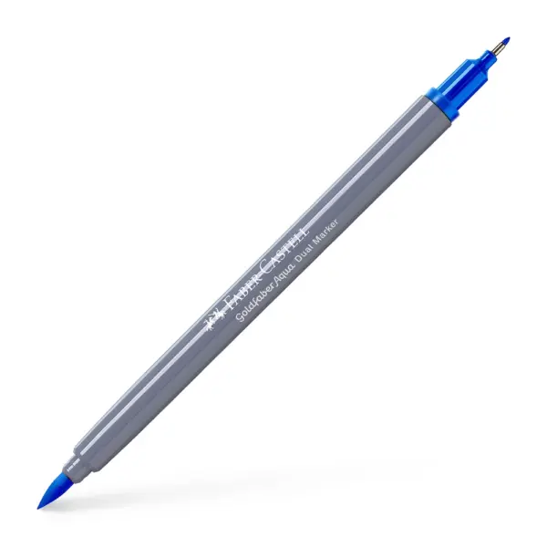 Tusser dobbelt Goldfaber Aqua phthalo blue 110