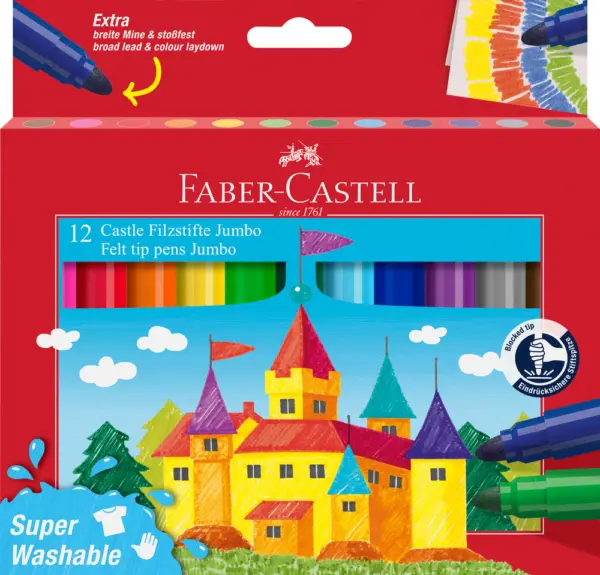 Tusser jumbo Faber-Castell 12ass