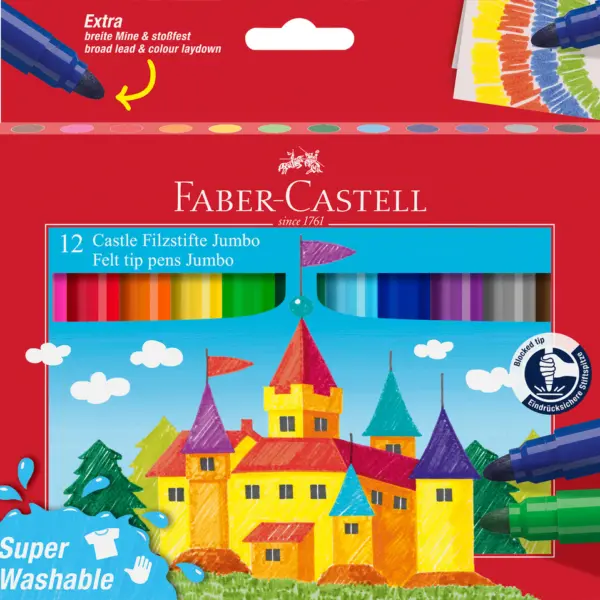 Tusser jumbo Faber-Castell 12ass