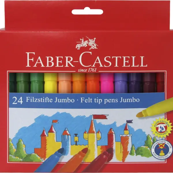 Tusser jumbo Faber-Castell 24ass